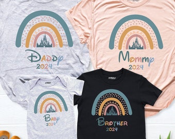2026 Disneyland family trip shirts, custom Disney vacation tshirt, Magic Kingdom shirt, Disneyworld Disney shirt, Family disney matching tee