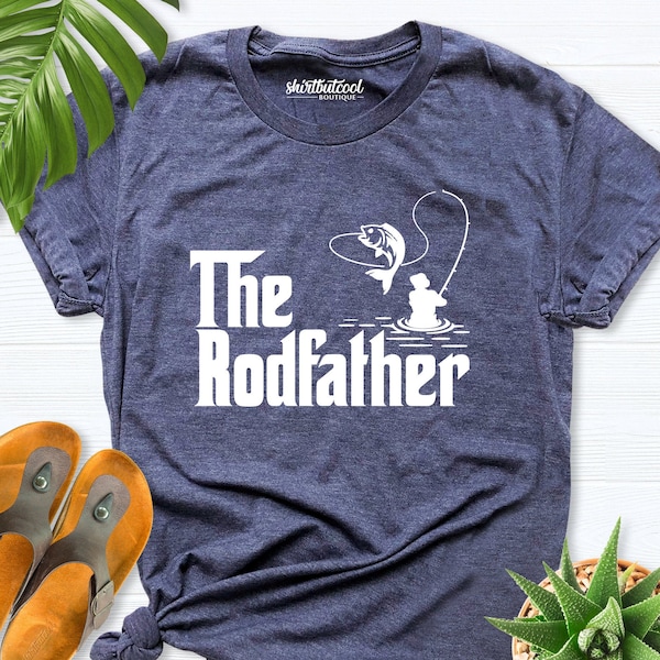 The Rodfather Shirt, Fishing Parody Shirt, Fishing Shirt, Fishing Rod Shirt, Shirt for men, Papa Shirt, Funny Dad Shirt, Fishing Lover shirt
