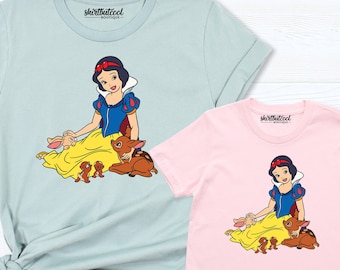 Snow white shirt, Disney Princess Shirt, Disney mom and daughter shirts, disney princess party, Kids princess shirt, snow white shirt girl