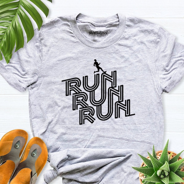 Run Shirt, Running Shirt, Run Worry Less Shirt, Outdoor Shirt, Sport Shirt, Runner Gift, Sport Adventurer Shirt, Christmas Gift,Gift her his