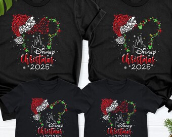 Christmas Disney shirt, family Disneyland Christmas shirt, Christmas Disneyworld shirt, Mickey Christmas party shirt, Disney Family vacation