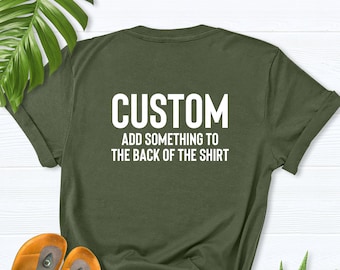 Add custom, Design Fee, Back Design Fee, NOT a T-SHIRT
