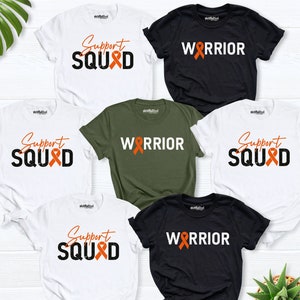 MS Support squad shirts, multiple sclerosis awareness shirt, Leukemia Cancer Shirts, Orange ribbon shirt, multiple sclerosis shirt, MS shirt