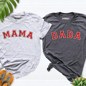 new parents matching family shirts, mom dad shirts, family to be shirt, custom family shirt,new baby tees for family tee, hospital mama dada