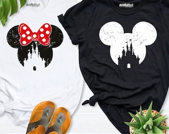 Disney Mickey Minnie shirt,Disneyworld trip matching shirt, Disneyland couple shirt, Disneyland family trip shirt, Mickey Minnie Mouse Shirt