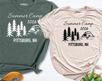 2026 Summer Camp Family Shirt Matching Camp Crew Shirts Custom Camping Tshirt Family Camp Shirts Grandma camp shirt Forest camp squad tshirt