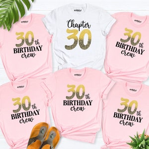 Chapter 30 Shirt, Thirty birthday shirt, 30th Birthday party shirts, 30th Birthday Crew shirts, 30th Birthday Women, Leopard birthday Shirt