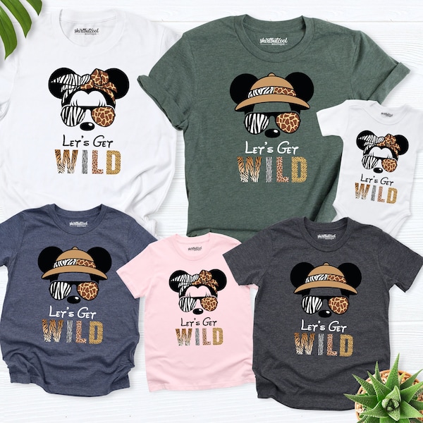 Disney Safari Shirt, Disney Animal Kingdom Shirt, Disney Lets Get Wild Shirt, Disney Safari Group Shirt, Safari Zoo Shirt, Disney Family tee