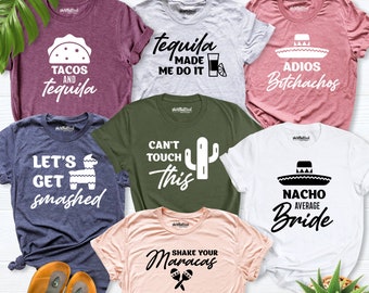 Fiesta Bachelorette Party shirt, Nacho Average Bride Outfit, Bachelorette Shirt, Fiesta Bridal Shower Shirt, Mexican Shirt, Final Fiesta tee