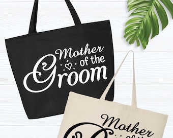 mother of the bride tote bag gift, mother of the groom tote bag gift, mom of the bride and groom tote bag, grandma of Bride Bag wedding gift
