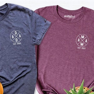Mama Dada Baby Mini Matching Family shirt, Baby Hospital Family Outfit, Mama Dada Shirt, Dad Mom Baby Matching Shirt, Baby shower family tee