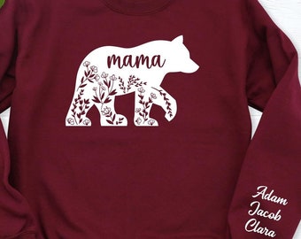Personalized Care Bears T Shirt, Mama Bear Always There For Her Cubs Gift For Mama Bear