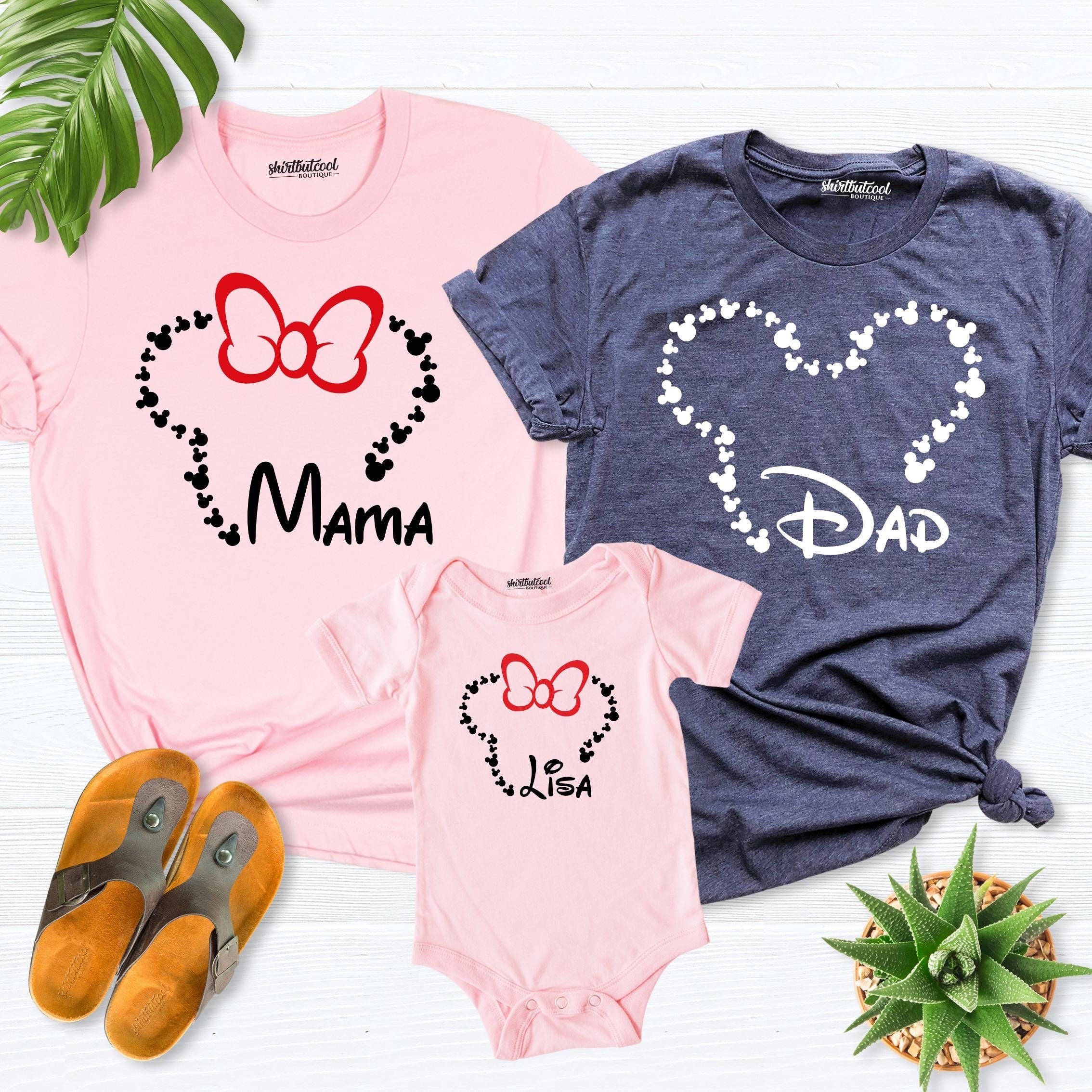 Disney Family Shirt Mom Dad Baby Disneyland Shirt Family Mouse 