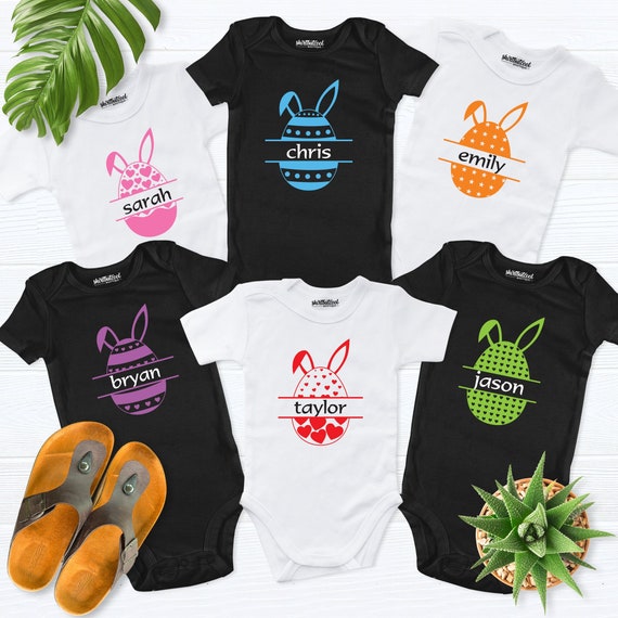 Easter Egg Tee Custom Easter Egg Hunt Shirt Kids Easter Day Shirts Matching Easter Shirt Cousin Easter Bunny Name Shirt Family Easter Tshirt