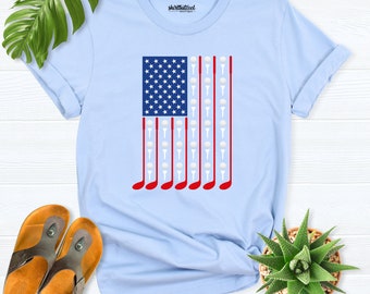 4th of July Golf Shirt, USA flag golf tee, Golfer Shirt men, Golf Club Shirts, golfing tshirt, grandpa golf tees, Golf American Flag shirt