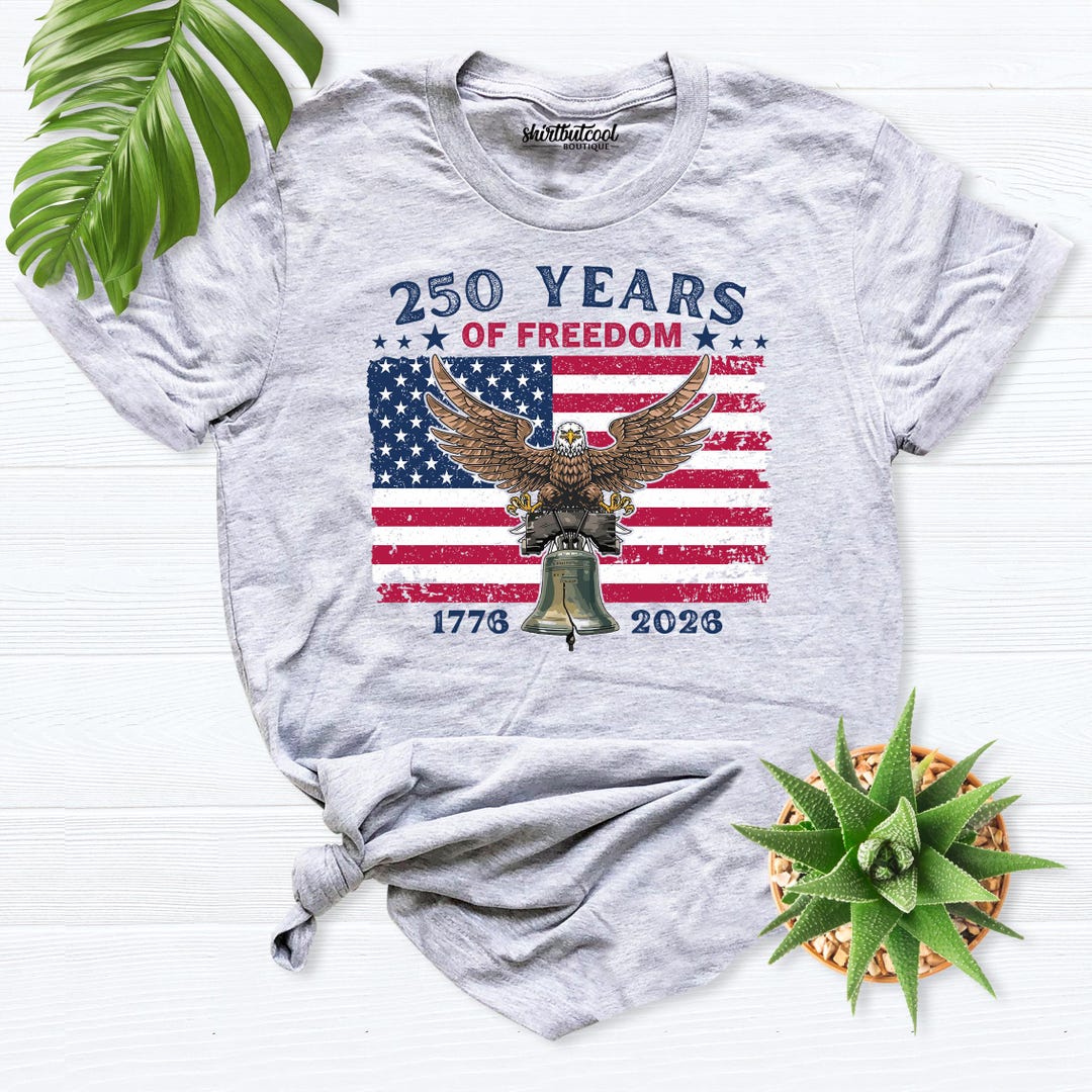 America 250th Anniversary Shirt 4th of July Shirts USA Flag Tshirt ...