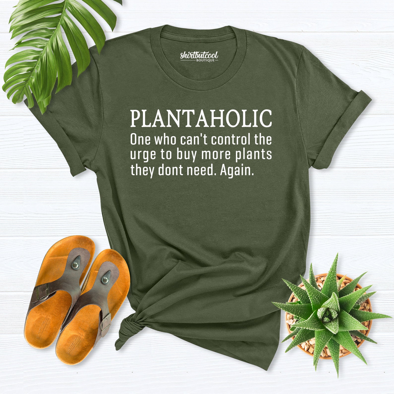 Plantaholic Shirt Gardening Shirt Plant Lover Shirt Plant | Etsy