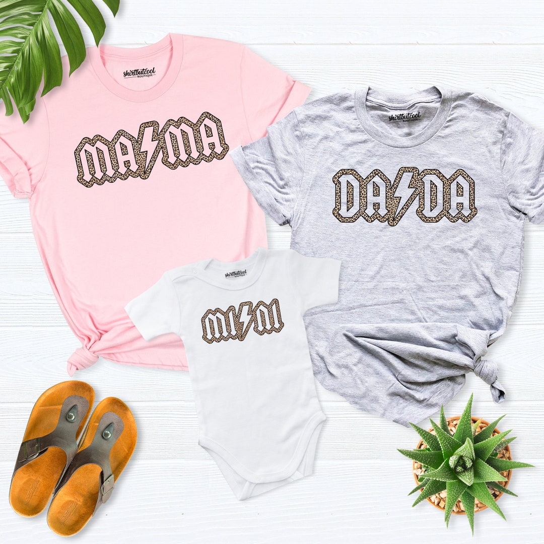 Family Matching Shirts, Mama Dada Mini Shirt, New Baby Gift,mama Mini ...