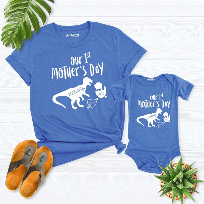 First Mothers day shirt dinosaur