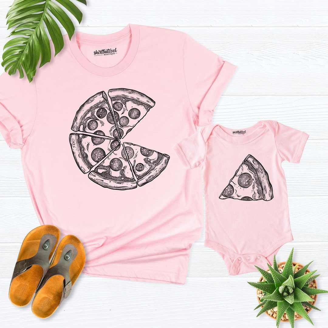 Mom Dad Baby Matching Shirt, Pizza and Slice Shirts, Pizza Family Funny ...