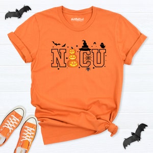 NICU Nurse Halloween Shirt NICU Nursing Student Tee, Halloween Hospital Party Shirt, Neonatal Intensive Care Unit Nurse Tee, Shirt for Nurse image 9