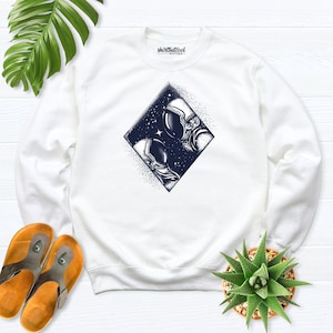 Astronaut Shirt, Space Sweatshirt, Astronaut Hoodie, Astronaut Gift, Funny valentine Day gift, Boyfriend Gift, Birthday gift, men Sweater