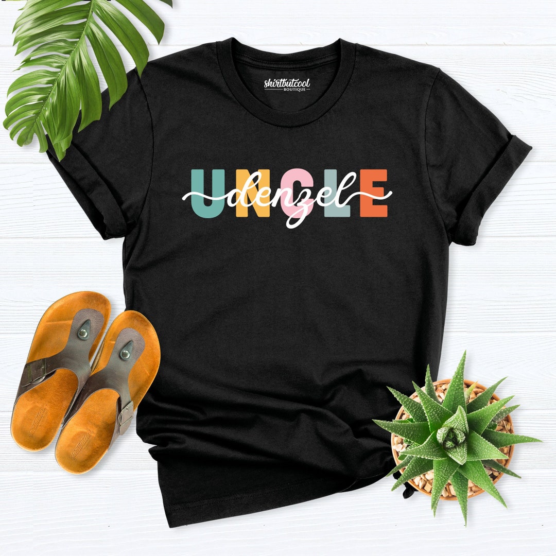 Personalized Uncle Shirt, Uncle Tees Shirt, Uncle Name Shirt, Baby ...