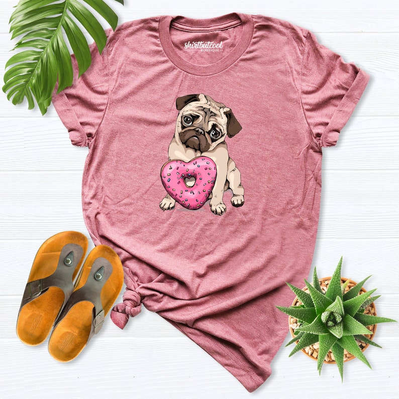 Pug Shirt, Pug Dog Shirt, Pug Mom Shirt, Dog owner shirt, Pug Mom Gift, Pug Owner Gift, Dog Mama Birthday tees,Dog lover Gift, Fur Mama tees image 1