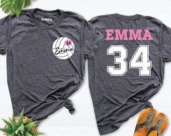 Custom Volleyball Shirts, Volleyball mom shirt, Volleyball name number shirt, Girls Volleyball Shirts, Volleyball team shirt, Volleyball tee