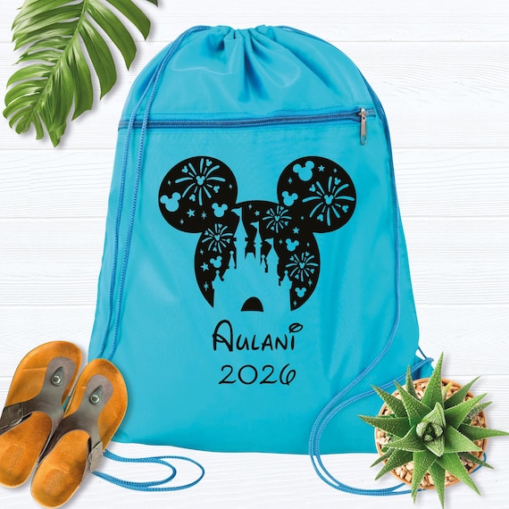 ?DISNEY INTERNSHIP DRAWSTRING NYLON BACKPACK Amazon.com | Disney Mickey Mouse Face Drawstring Tote  main image 2