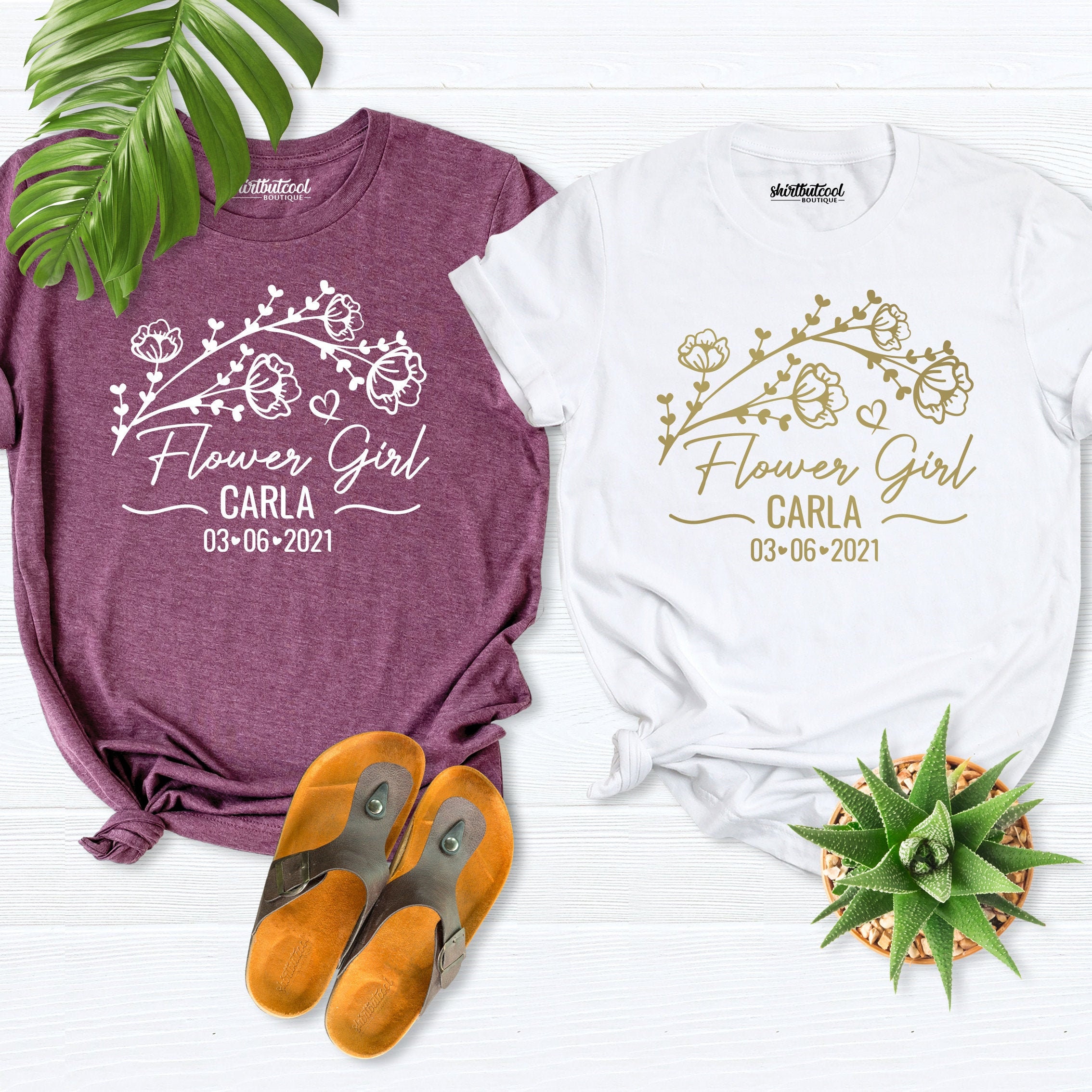 Custom Flower Girl Shirt