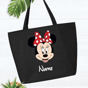 Custom Disney tote bag,Minnie Mouse tote bag, Disneyland Tote Bag, Disney trip tote bag, Mickey tote bag, Custom name Disney family tote bag