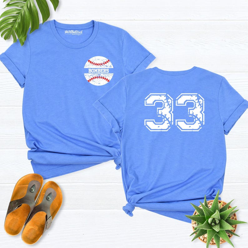 Baseball shirt, baseball mom shirt, Custom Baseball Team Name and Numbers, personalized baseball shirt, baseball tshirt women, baseball tees imagem 1