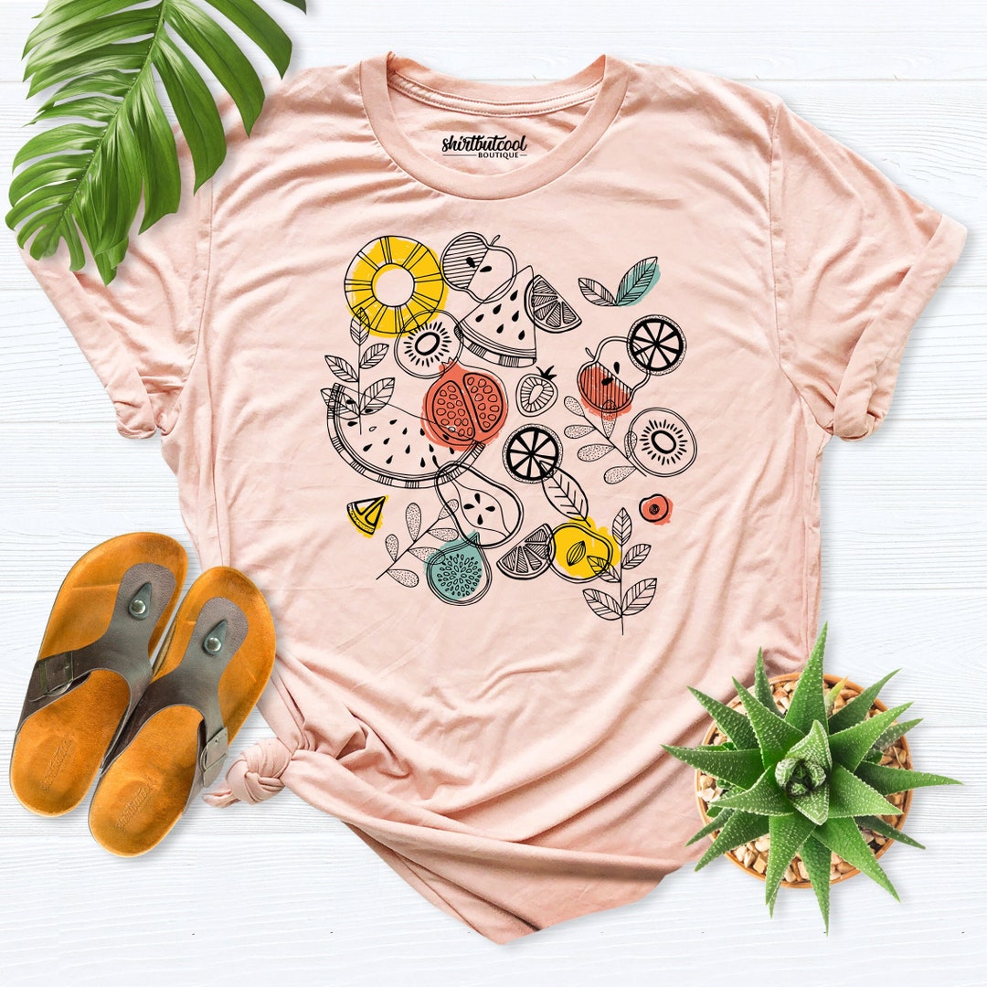 ADULTS PASSION FRUIT SHIRT - CLOUDY WHITE - 25100031