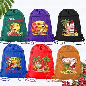 Y2K Movera Hawaii Backpack - Red Hibiscus Tropical Drawstring Bag Y2K Movera Hawaii Backpack - Red Hibiscus | Mercari main image 4