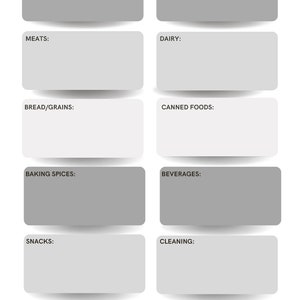 Grocery Shopping List, Food Organization Tool, Balanced Eating, Healthy Lifestyle.
