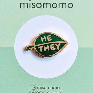 Zaimek Liść Pin - on/oni