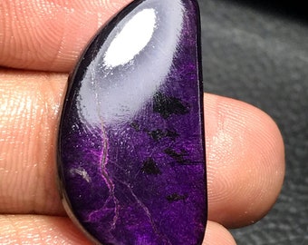 43x27x6 MM Oval Cabochon 55 CTS Beautiful Scenic Cabochons Black Fossil Coral #A-516