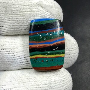 Calsilica Cabochon... Kussen Cabochon... 22x15x4mm... 11Cts... #i5982