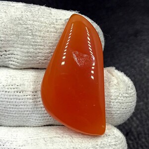 Carnelian Cabochon... Freeform Cabochon...33x17x7mm...30Cts..#i5478
