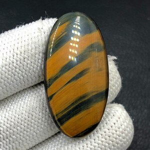 Blaues Tigerauge...42x22x5 mm...43 Cts...A#N6642