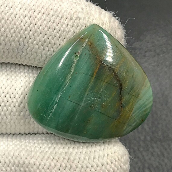 Gary Green Jasper Cabochon...larsonite Cabochon...pear Etsy