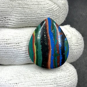 Calsilica Cabochon... Peer Cabochon... 22x17x5mm... 10cts... #i5976