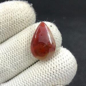 Cabochon van agaat naad... Cabochon peer... 18 x 12 x 4 mm... 7 kt... A#N9162
