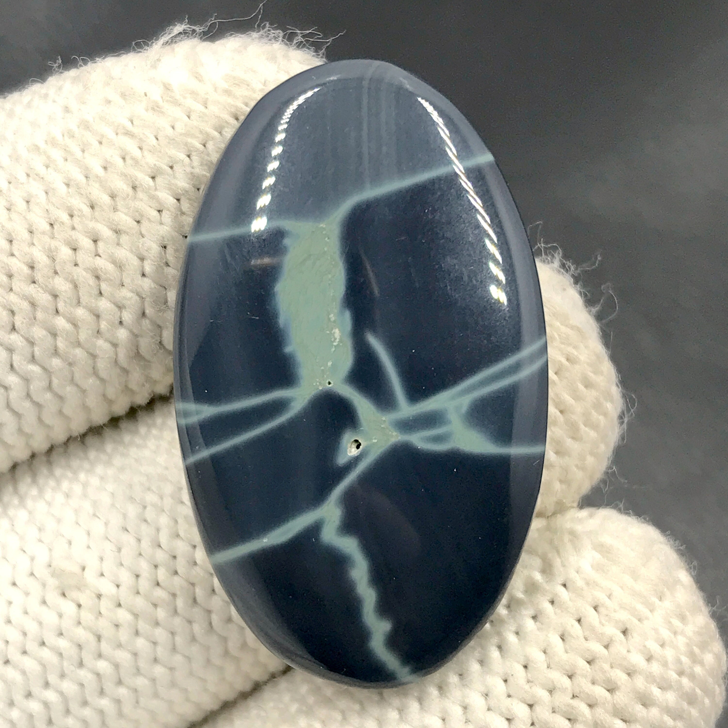 Spider Web Obsidian Cabochonspiderweb Obsidian Cabochon