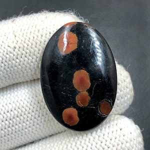 Peanut Obsidian Cabochon...Oval Cabochon...30x21x5 mm...25 Cts...A#M7975