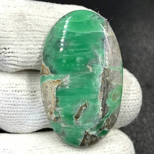 Cabochon Utah Variscite... Cabochon ovale... 35x21x5mm... 31Cts... #i6487