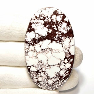 Wildpferd Türkis Cabochon... Ovaler Cabochon... 60x36x5mm... 108Cts.. #i327