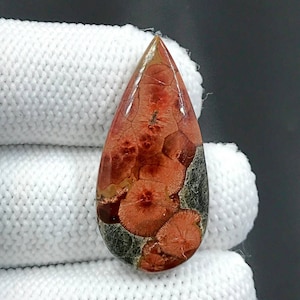 Peanut Obsidian Cabochon...Pear Cabochon...36x18x5 mm...22 Cts...A#k6856