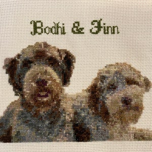 Custom Pet Photograph to Cross Stitch